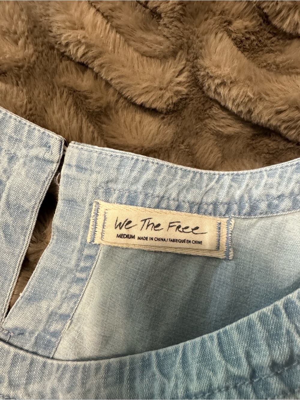 We The Free Pale Blue Women's Jeans - Soft Washed Denim